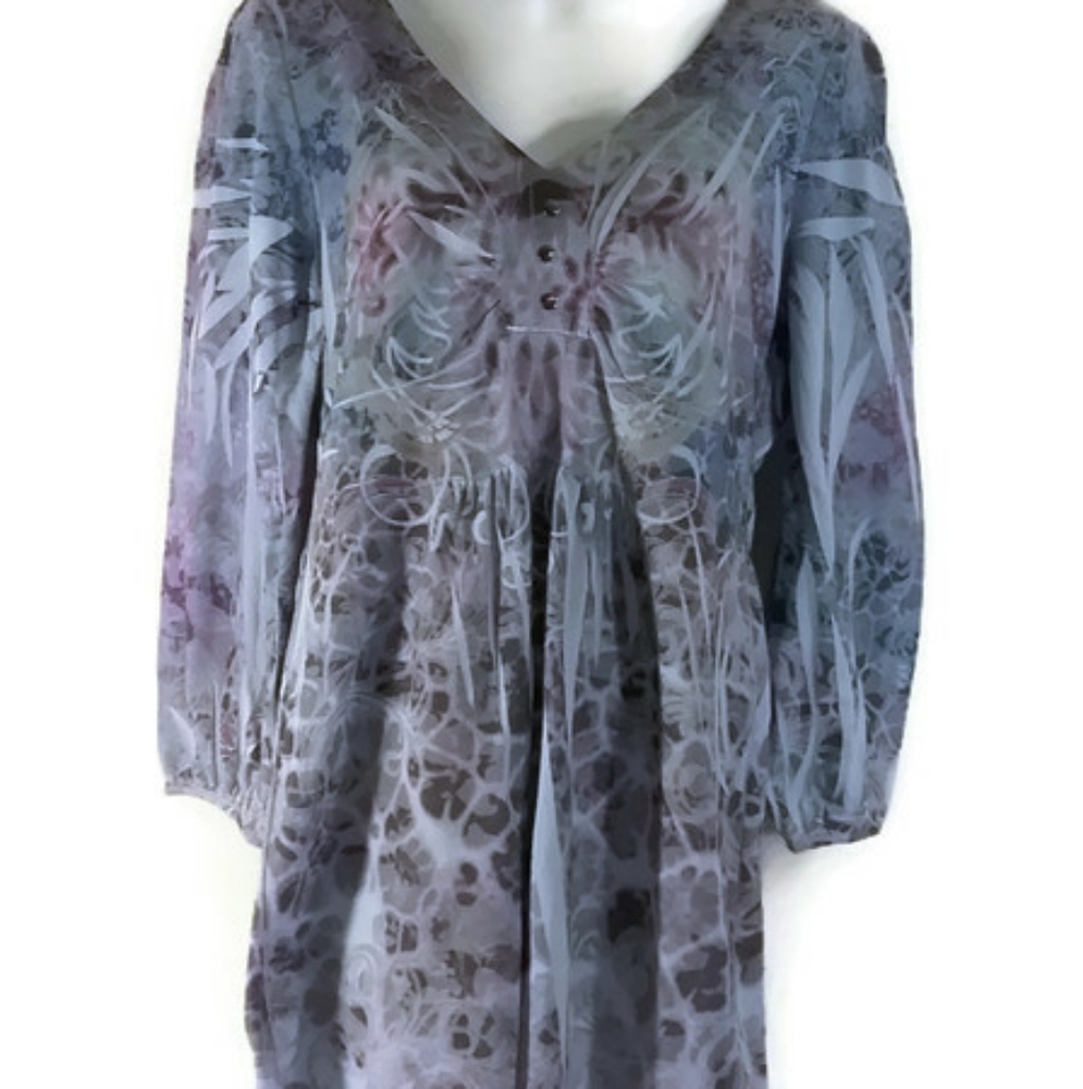 Unity Purple Full-Sleeved Top Size: M.